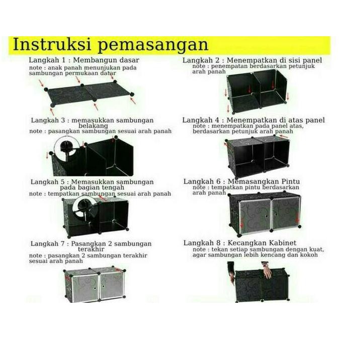 Lemari Rakit Karakter 6 Pintu