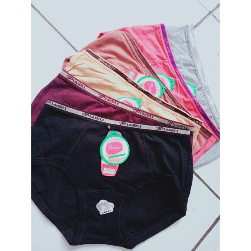 Grosir celana dalam wanita PIAOLI ORIGINAL/ cd cewek piaoli 2077 karet bermerk