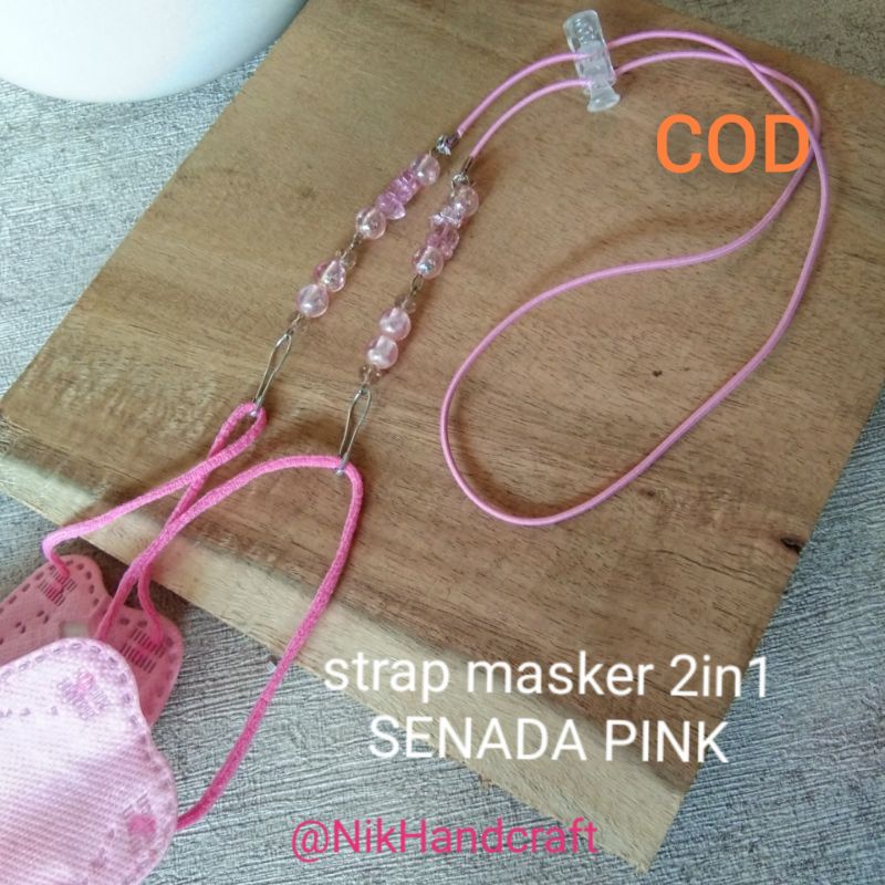 Konektor Masker 2 in 1/ Strap Masker 2 in 1/ Strap masker hijab/Konektor Masker/Strap Masker rantai 
