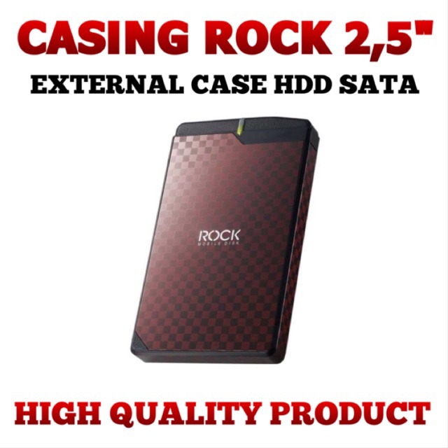 Hard Disk HDD External Casing ROCK 2,5&quot; Hardisk Notebook / Hard disk Laptop Sata USB 3.0 ( SALE )