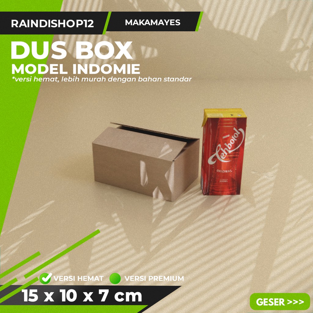 

BOX 15 X 10 X 7 CM KARDUS KOTAK KEMASAN PACKAGING KADO POLOS