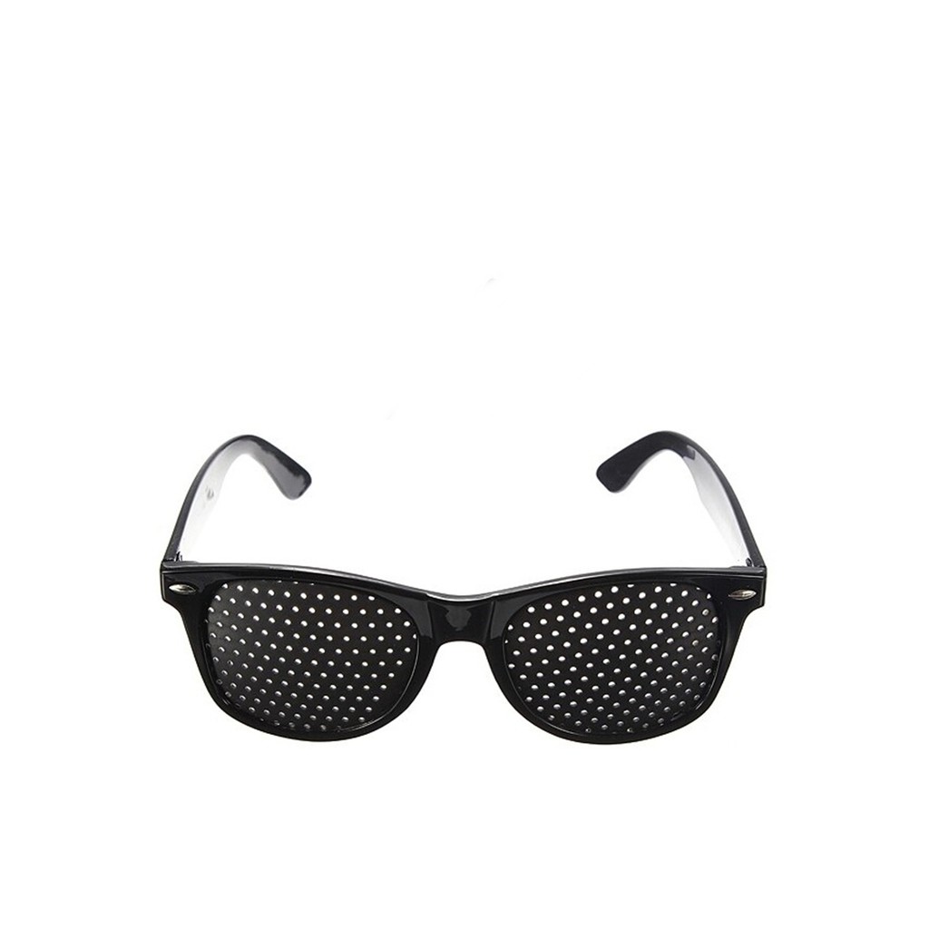 Hamlin jak Eyeglasses Kacamata Terapi Anti Myopia Pinhole Glasses Frame Material PC ORIGINAL - Black