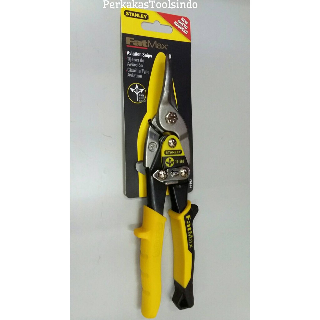 

ORIGINAL Gunting Baja Ringan 10' STANLEY (Lurus)(Gunting Holo/Plat/Seng) Murah dikami Ori Asli 100 persen