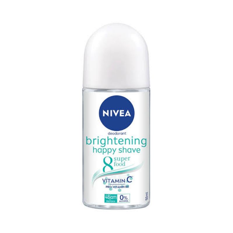 Nivea Deodorant Brightening Happy Shave 50 ml / Deodorant Nivea