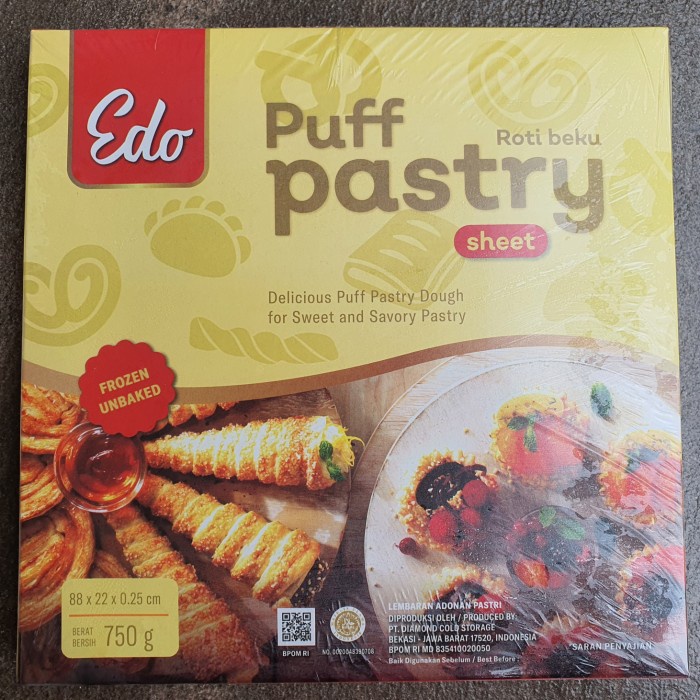 

EDO PUFF PASTRY SHEET 750g