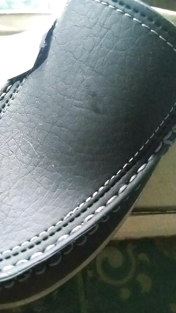 Sepatu Pantofel Wanita Formal Hitam Dan Putih  Donkeys Xr