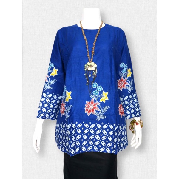 Blouse katun murah Blus KANIA Atasan Baju batik wanita cantik kerja santa modern milenial kekniani