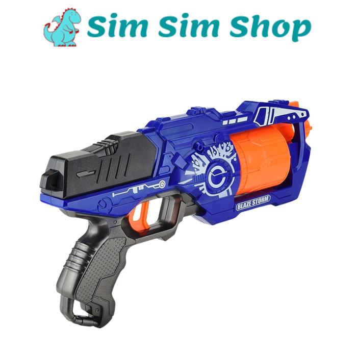 Mainan Pistol Tembakan Manual Blaze Storm Gun 7092 Not Nerf Disruptor Terbaru