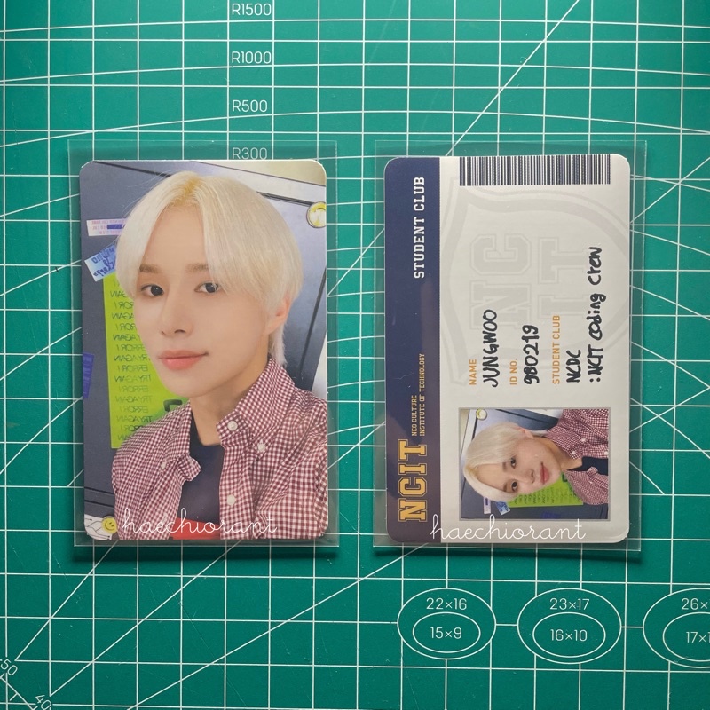 [SET ONLY] PC MD NCT 127 NCIT Day ver & ID Student Card Jungwoo