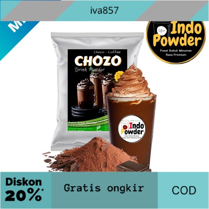 

PROMO Bubuk Minuman Aneka rasa DARK CHOCO 1kg - bubble drink 1kg Indopowder GRATIS ONGKIR