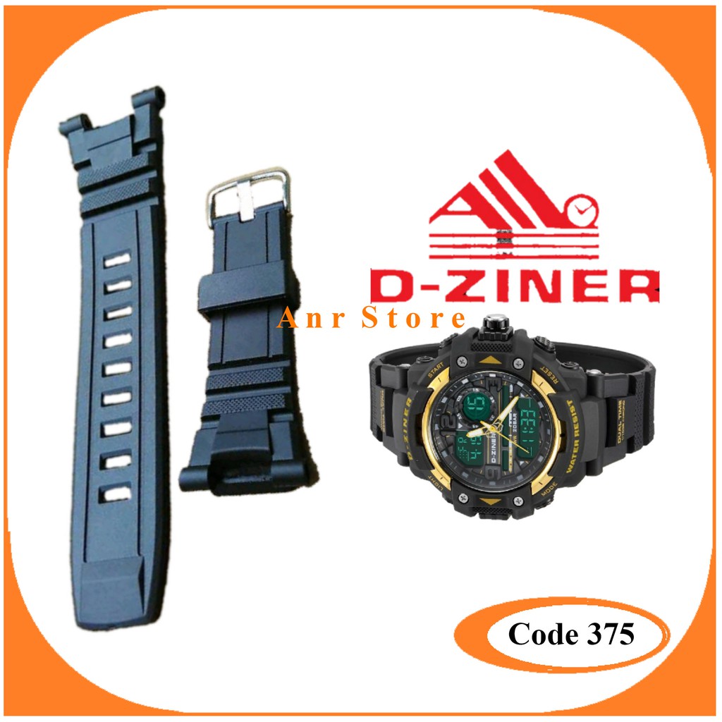 Tali Jam Tangan D-Ziner 8078 DZiner 8078 D Ziner 8078 Free Pen