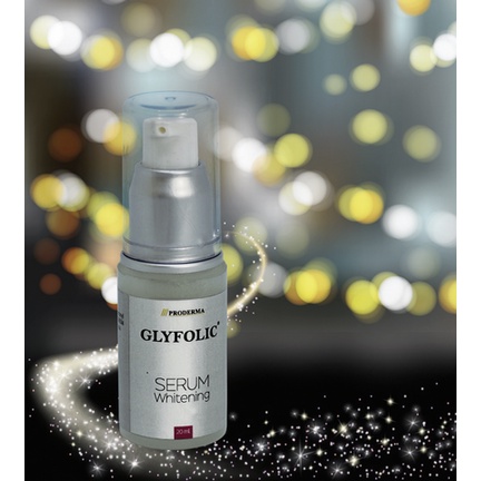 GLYFOLIC Serum Whitening Pemutih Kulit Wajah Menyamarkan Bintik-bintik Hitam pada Wajah BPOM HALAL M