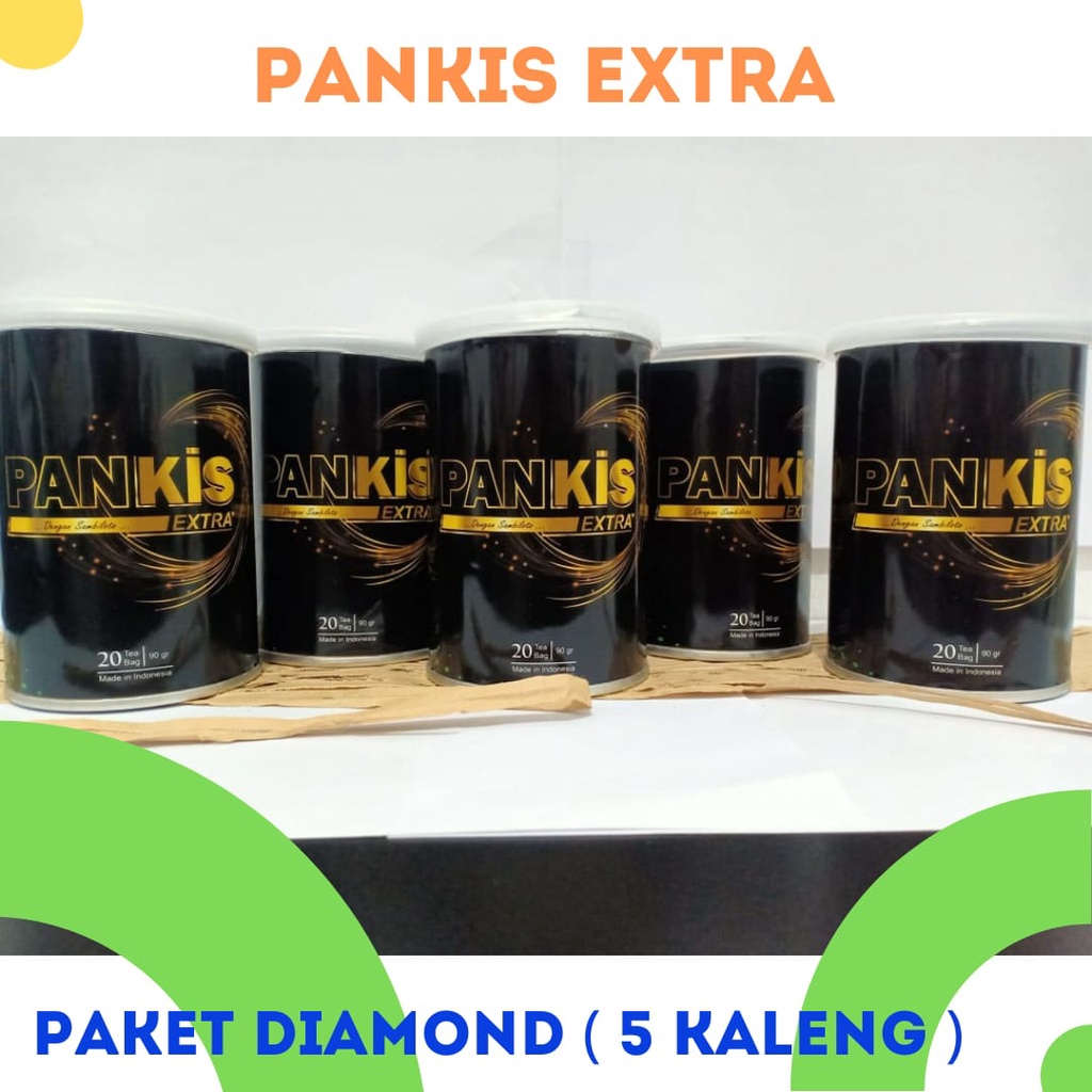 TEH PANKIS  EXTRA PAKET DIAMOND ( 5 KALENG ) / TEH INSULIN  HERBAL UNTUK DIABETES