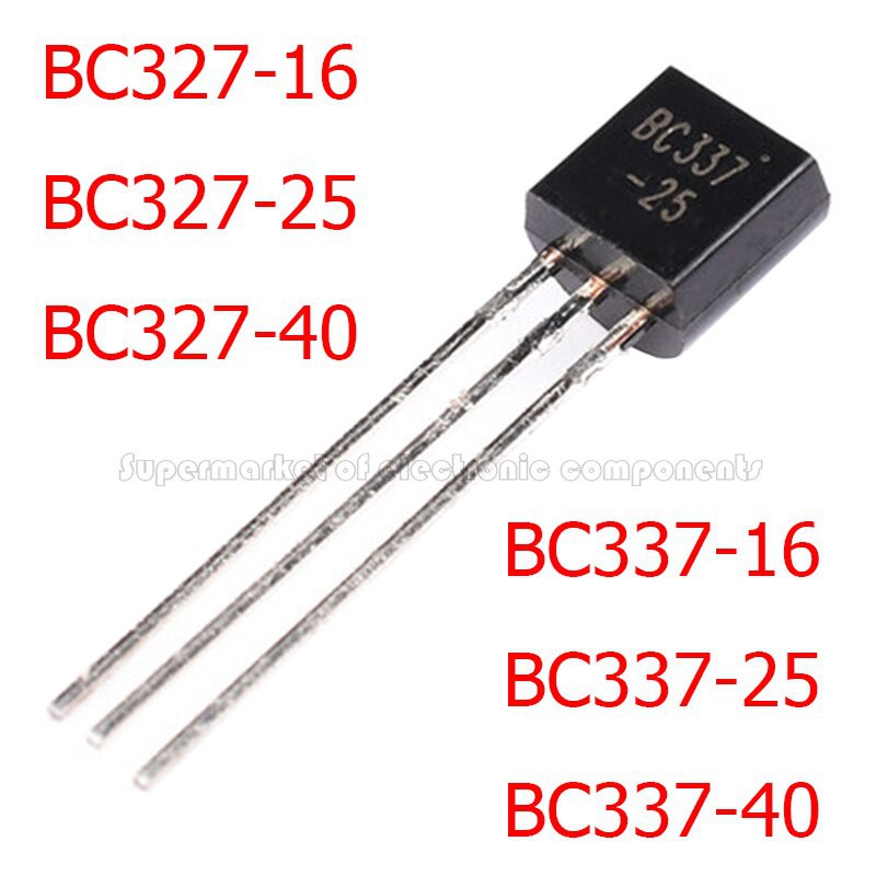100pcs Transistor Tri-327-16 BC327-25 BC327-40 BC337-16 BC337-25 BC337-40 TO- 927 Bc3Od Bc3