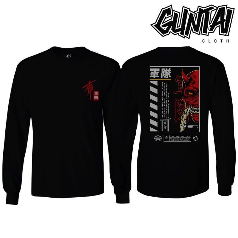 Kaos / T-Shirt Guntai Lengan Panjang | GT