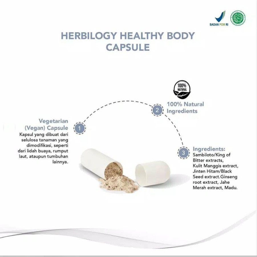 Herbilogy Healthy Body Capsule 60 kapsul