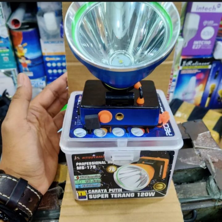 COD SENTER KEPALA 120 WATT MITSUYAMA MS-179 CAHAYA PUTIH 120 WATT