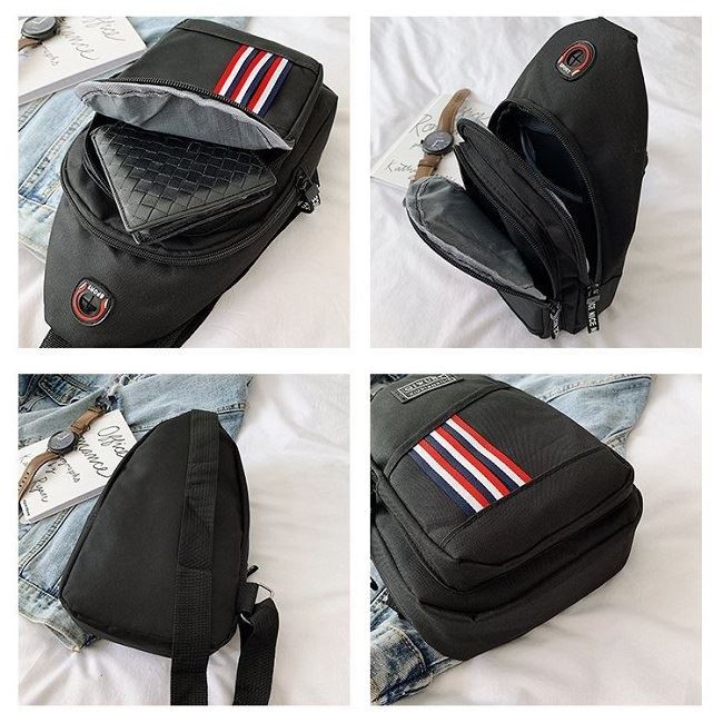 GI 5026 RISCE TAS WAISTBAG KANVAS IMPORT PRIA COWOK LAKI-LAKI JAKARTA BATAM JTF