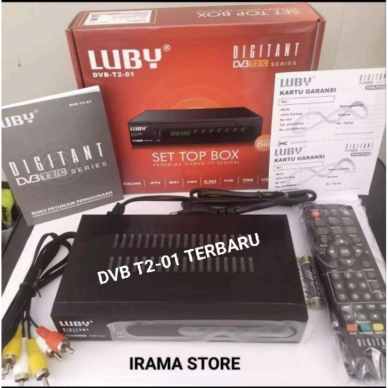 Set Top Box Tv Digital Luby DVB-T2-01 / STB Penerima siaran tv digital Receiver Murah tiktok,video youtube