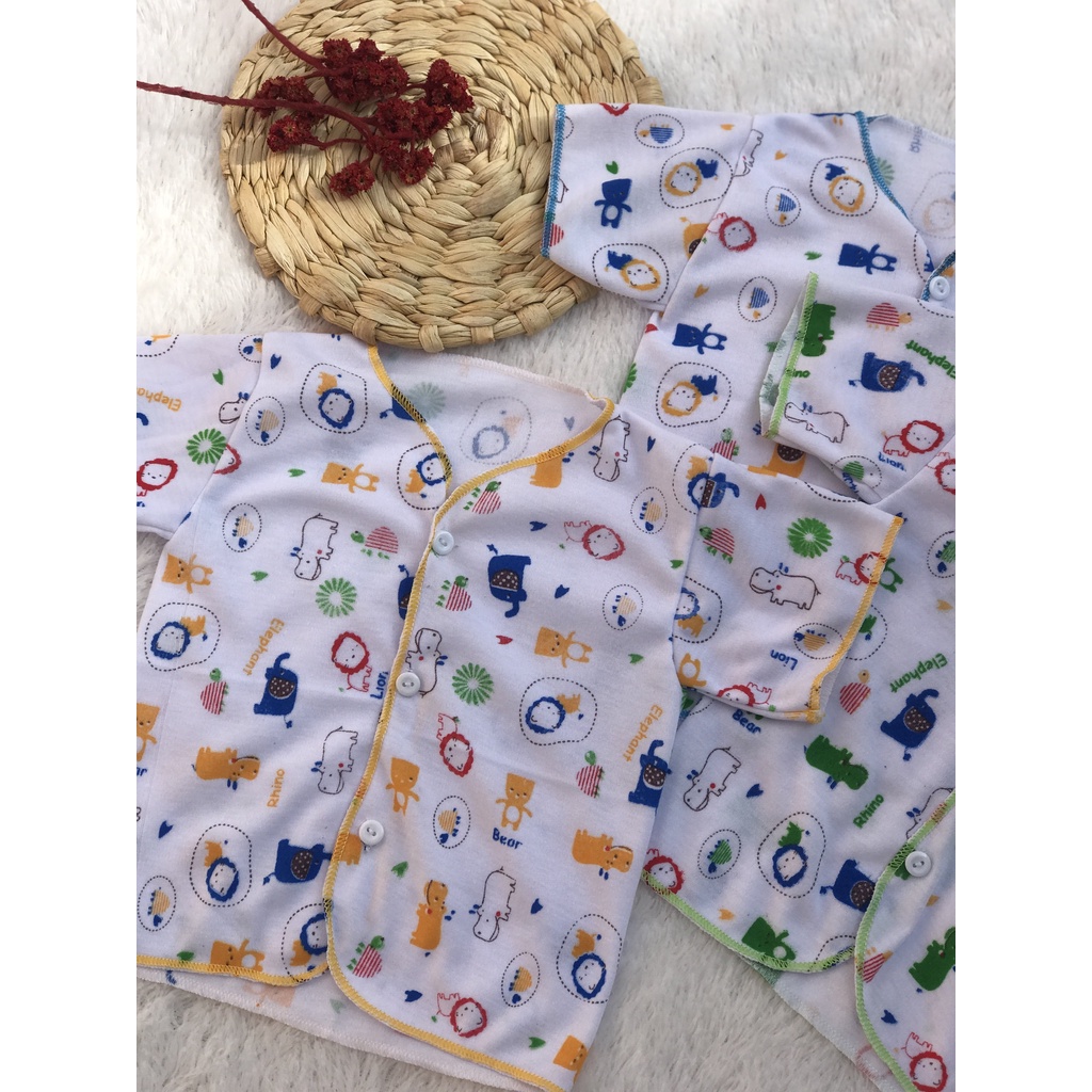 [BTPKPW002] 3 Pcs Baju Bayi Tangan Pendek Newbron Umur 0 - 6 Bulan