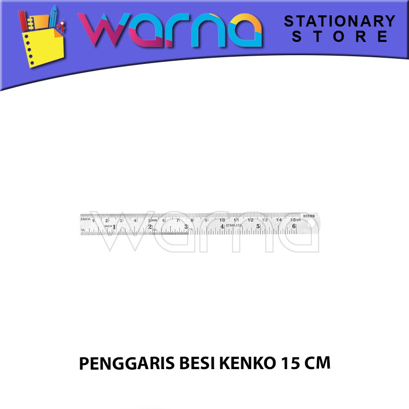 

PENGGARIS BESI KENKO 15 CM