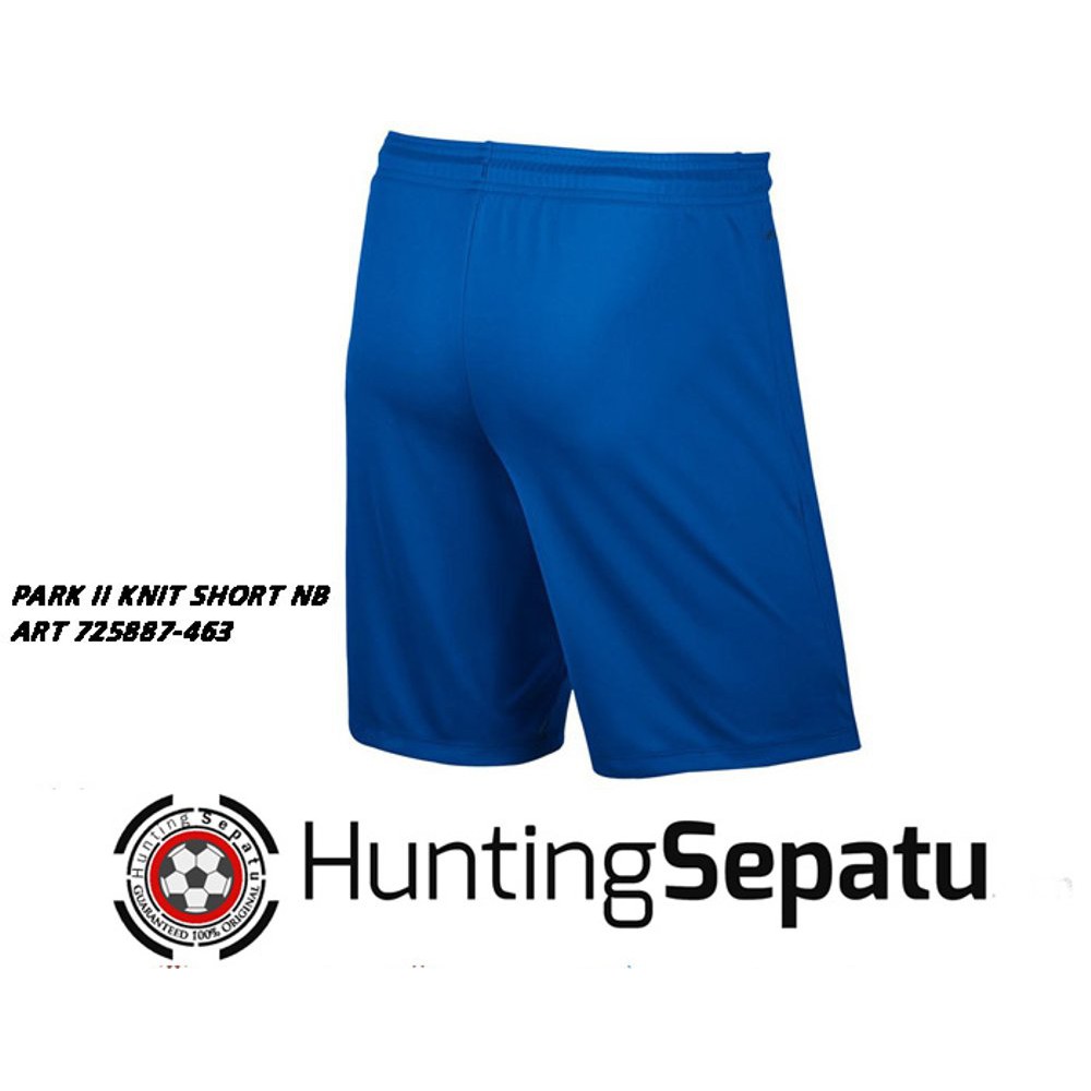 PREMIUM  Celana Pendek Nike Park II Knit Short NB Blue Original 725887-463  NEW