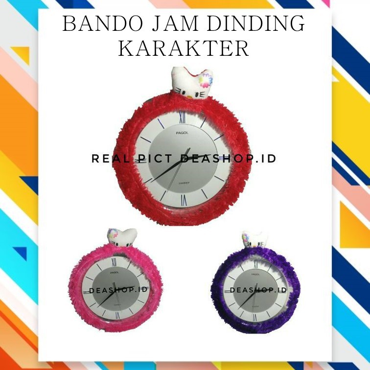 [DEASHOP] [HOME LIVING DECORATION] BANDO JAM COVER JAM DINDING TUTUP JAM DINDING KARAKTER