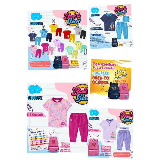 SET BACK TO SCHOOL FREE TAS by CLOUD BEE