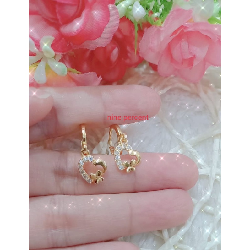 Anting gold xuping permata bintang 24k