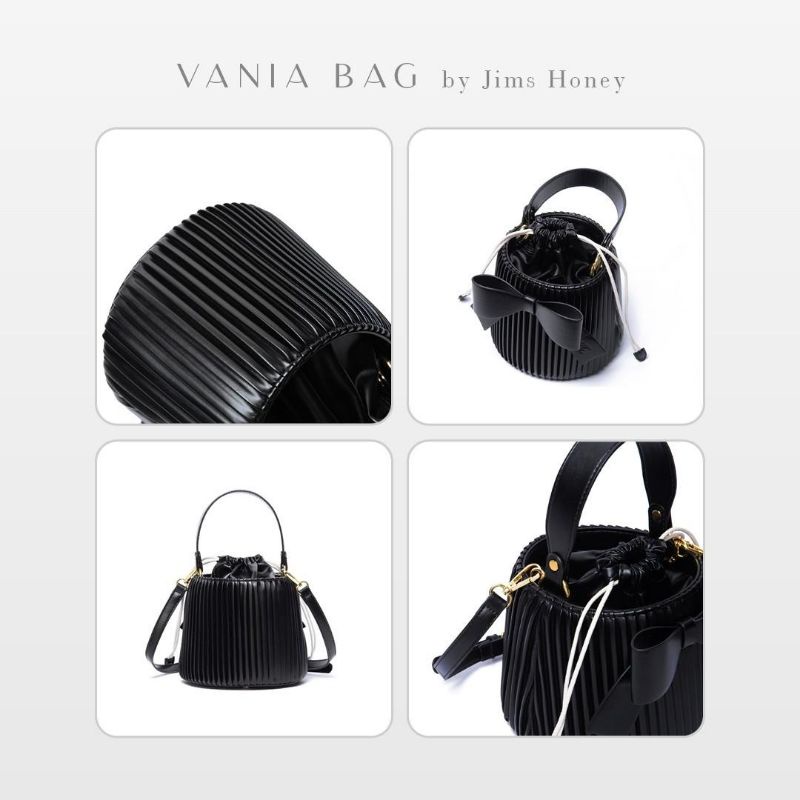 VANIA BAG JIMS HONEY ORI TAS SELEMPANG WANITA CUTE IMPOR FASHION CEWEK KOREA HAND SLING BUCKET CANTIK JIMSHONEY