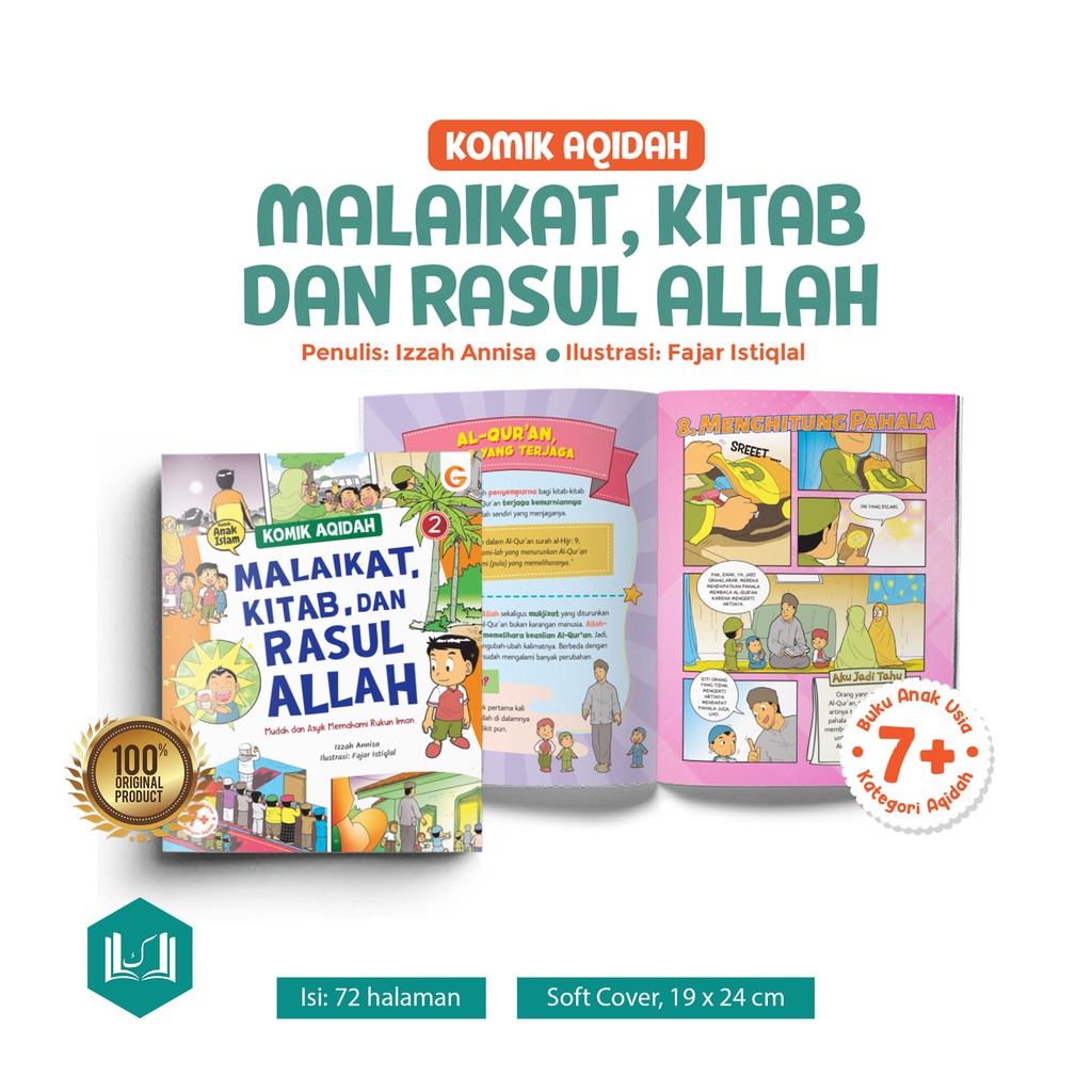 Komik Aqidah : Malaikat, Kitab, dan Rasul Allah