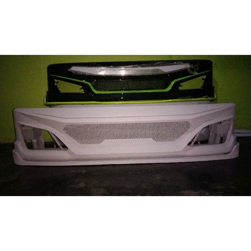 Bemper L300 Lampu Jetbus Winglet+hidrolis +Lampu