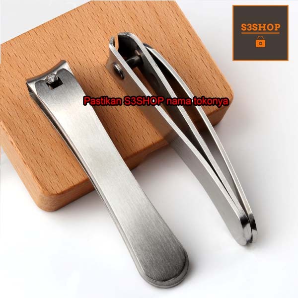 Gunting Kuku Besar Nail Clipper Cutter Potongan Kuku Stainless Steel