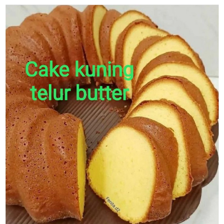 

Cake Kuning Telur Butter