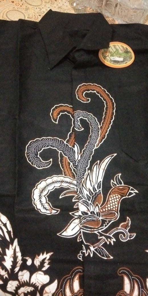 Kemeja Batik Lengan Panjang Size M L Xl Xxl Bswart Batik Hrb026 Harga Murah