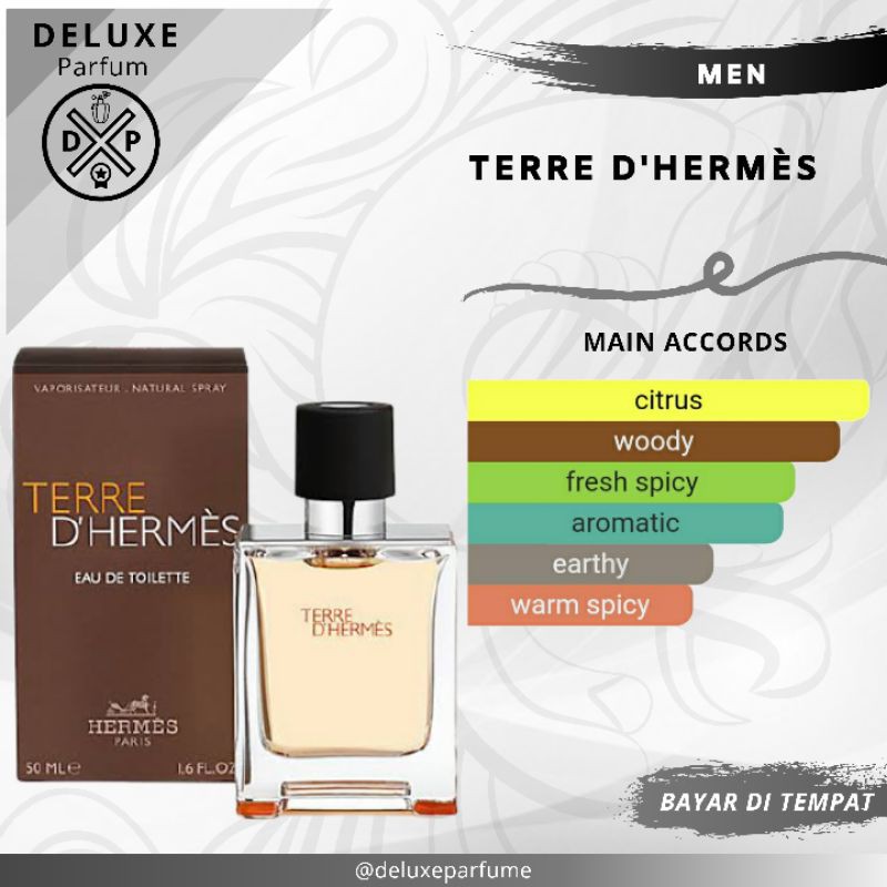 PARFUM TERRE HERMEUS Perfume Farfum Minyak Wangi Tahan lama Original Singapore Pria