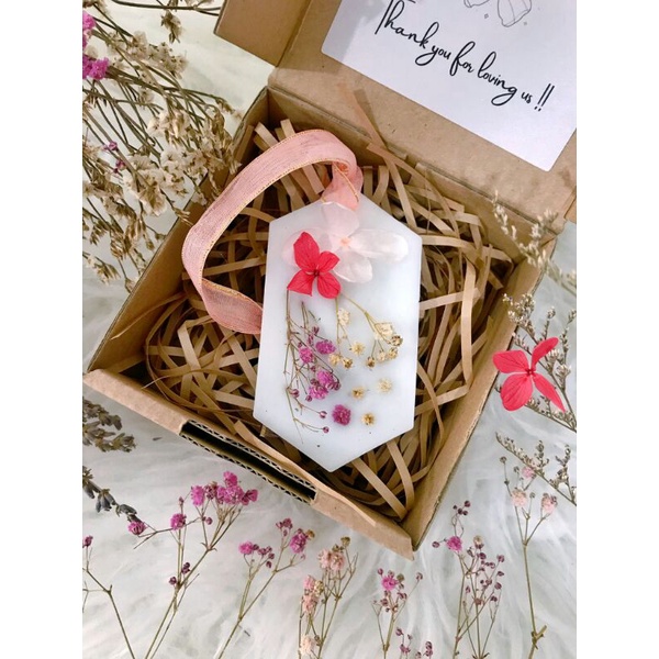 Scented wax sachet / soy wax tablet / lilin botanical