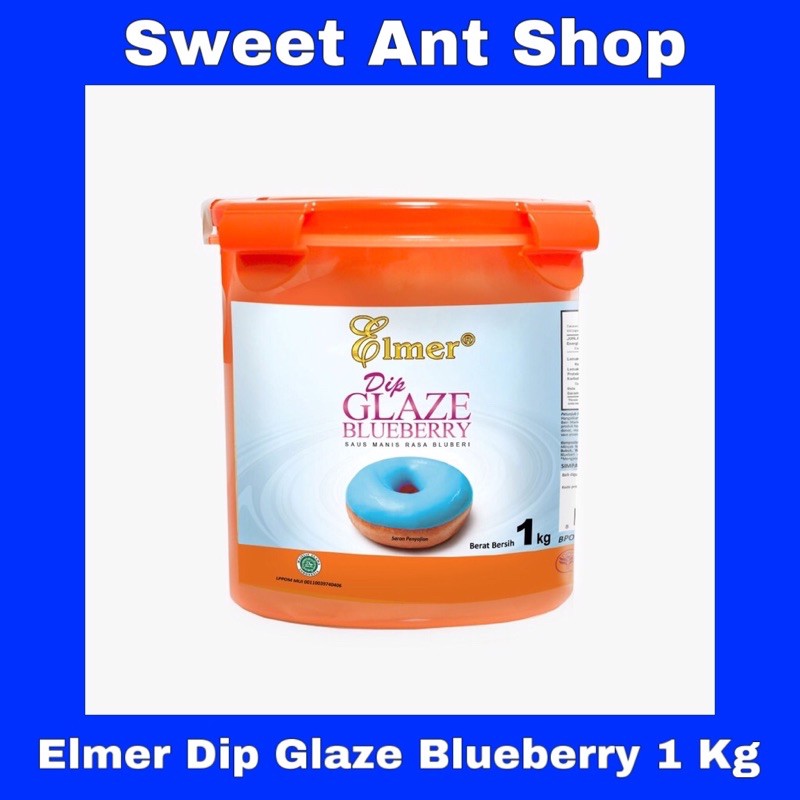 Elmer Dip Glaze Blueberry 1 Kg