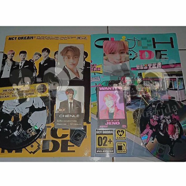 (READY STOCK) NCT DREAM GLITCH MODE UNSEALED [ JENO SELIMUTAN / JENO GLITCH VER / JAEMIN SCRATCH ]