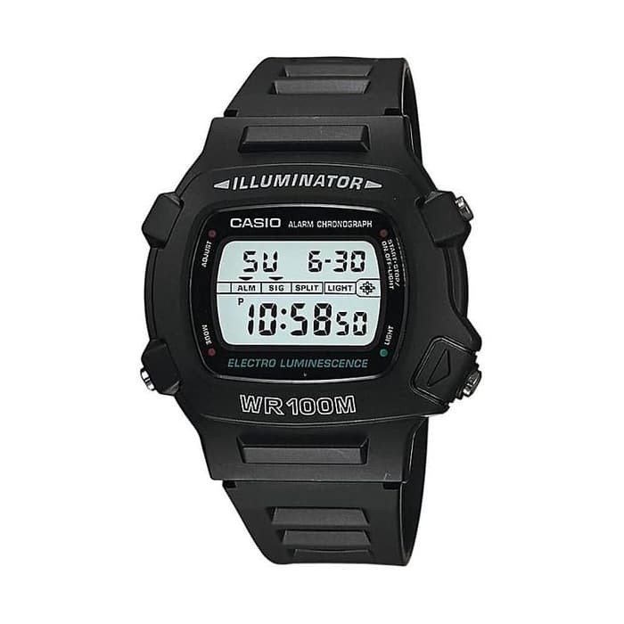 CASIO W-740-1VS - Jam Tangan Pria - Hitam