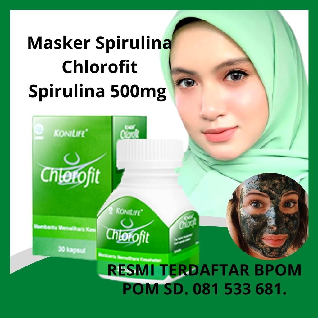 Masker Spirulina Original Terdaftar BPOM