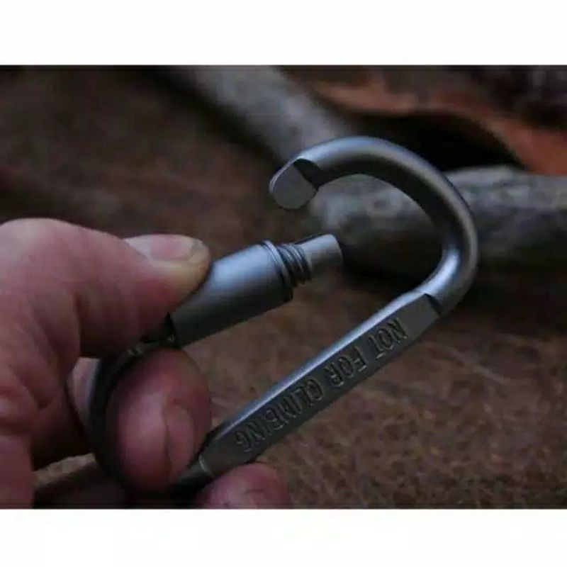 HS-1 Carabiner Karabiner Aluminium Bahan Material Baja Anti Karat / Quickdraw Carabiner Buckle