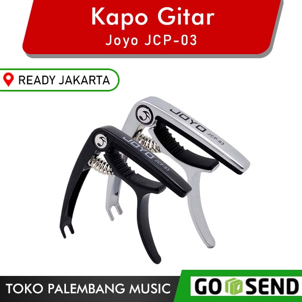 Capo Gitar Akustik Elektrik Joyo JCP-03 Kapo Gitar Light Metal Premium Guitar Capo