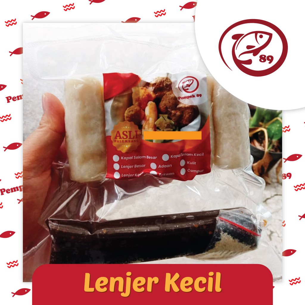 

PEMPEK LENJER KECIL ISI 5 PCS - PEMPEK PALEMBANG ASLI - PEMPEK 89