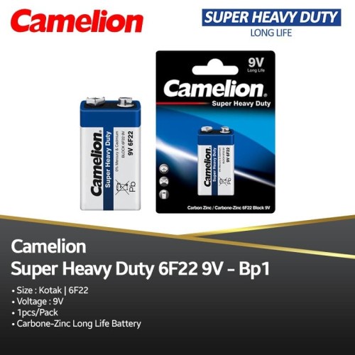 Baterai Camelion 9V 6F22 Super Heavy Duty