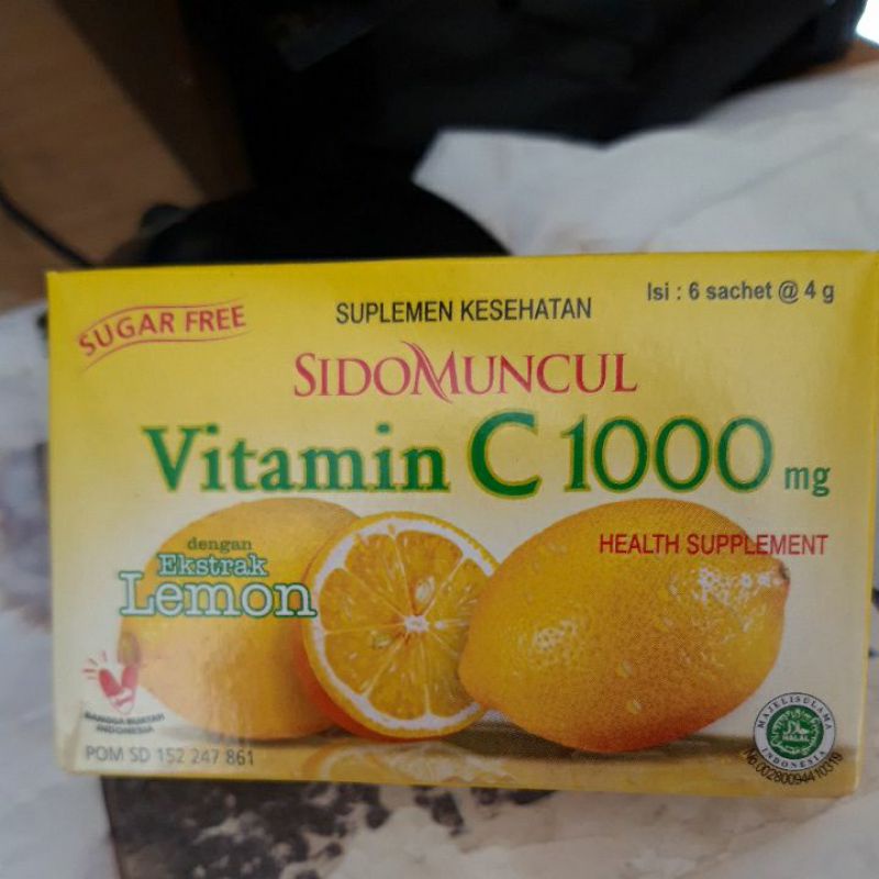 Sidomuncul vitamin c 1000 lemon