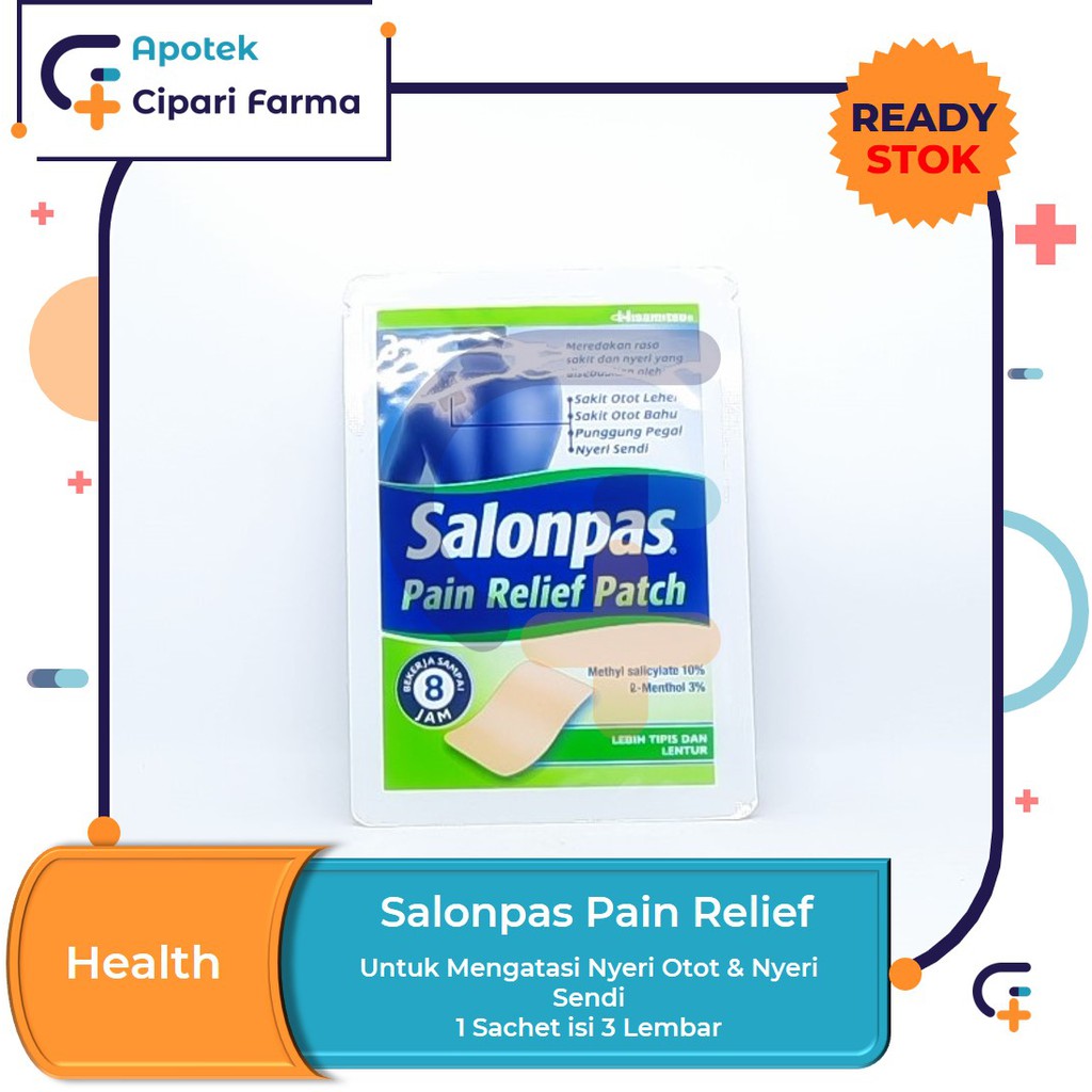 Salonpas Pain Relief Patch Koyo Pereda Nyeri Otot & Sendi isi 3 Lembar