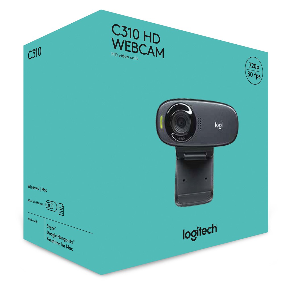 Logitech Mini Webcam HD 720P with Microphone C310