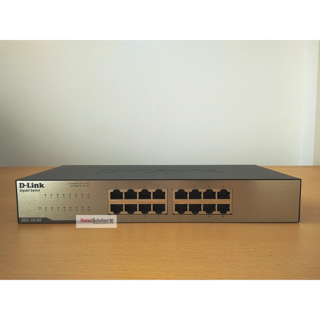 DLINK DGS1016C - 16 Ports Gigabit Switch Steel DGS-1016C