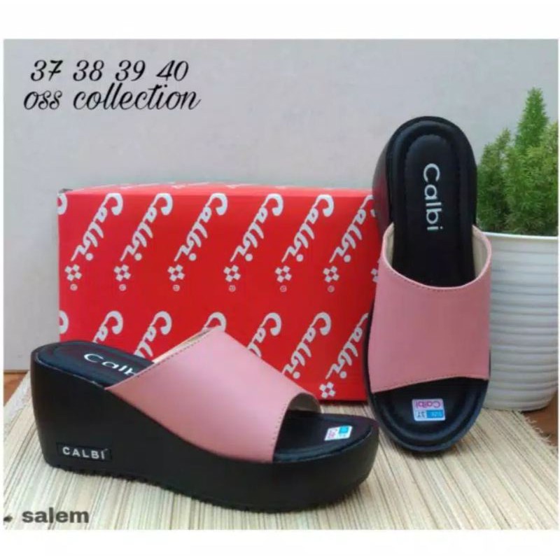 Sandal Wedges Calbi Terlaris Harga Grosir | Sandal Wedges cewek (W03)